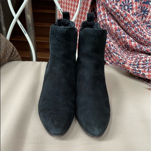 Sam Edelman Reesa Suede Boots in Black Size 6 - Picture 2 of 6